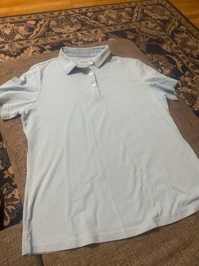 Classic Light Blue Men's Polo Shirt